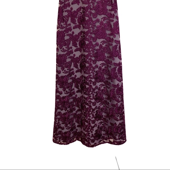 JS Collections Embroidered Lace Dress Floral 2 - Picture 11 of 14